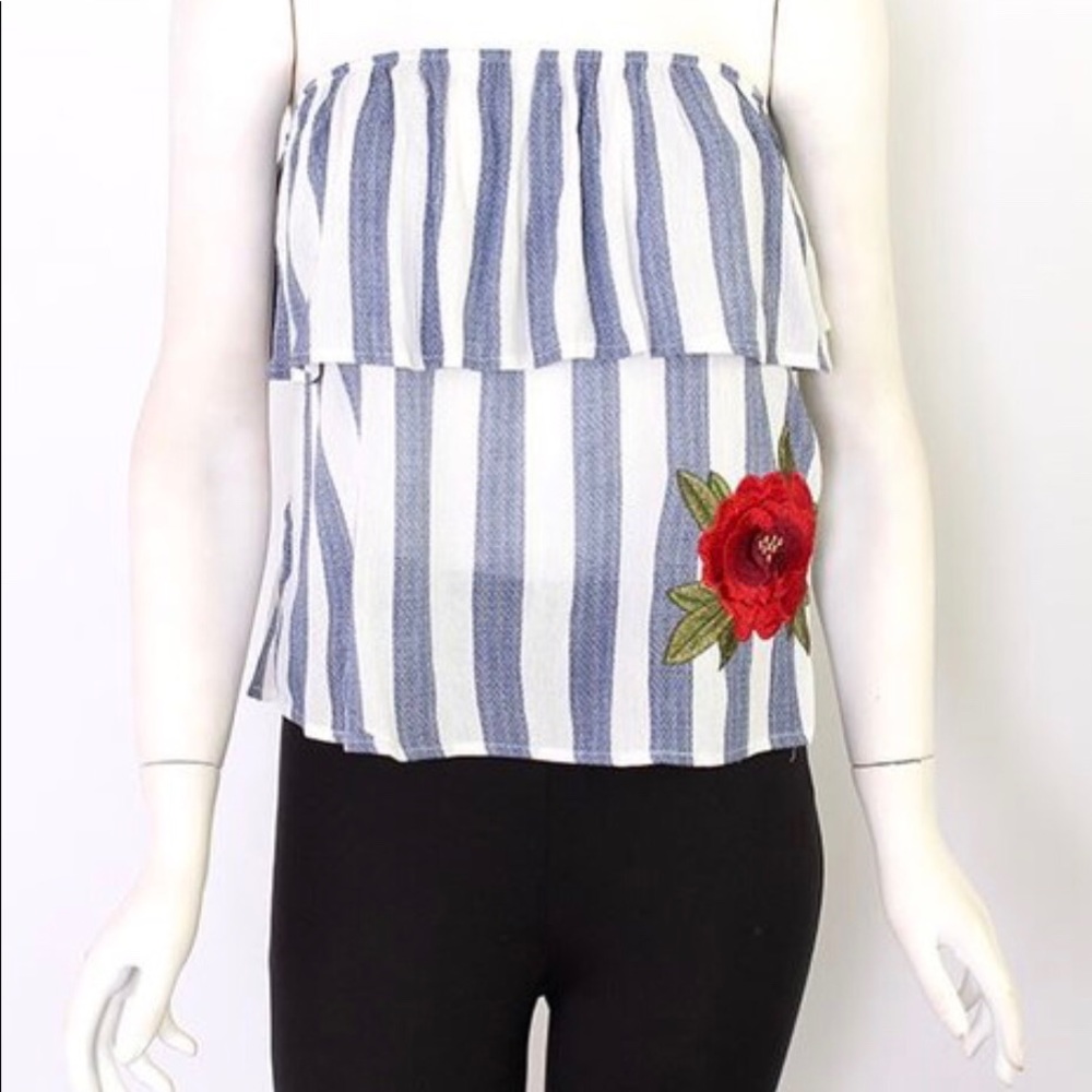 Striped Tube Top